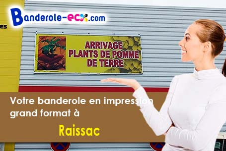 Recevez votre banderole pas cher à Raissac (Ariège/9300)