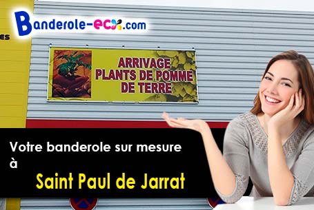 Recevez votre banderole personnalisée à Saint-Paul-de-Jarrat (Ariège/9000)