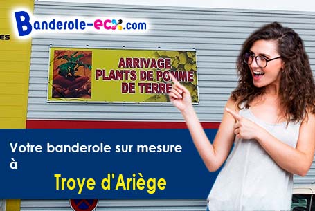 A Troye-d'Ariège (Ariège/9500) recevez votre banderole pas cher