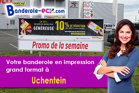 A Uchentein (Ariège/9800) recevez votre banderole pas cher