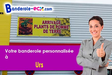 Recevez votre banderole publicitaire à Urs (Ariège/9310)