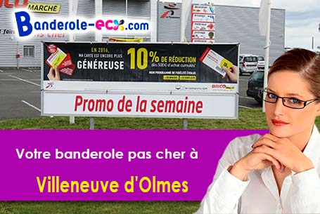 Impression de banderole publicitaire à Villeneuve-d'Olmes (Ariège/9300)