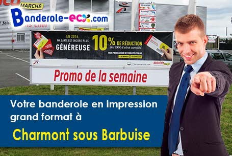 Impression de banderole pas cher à Charmont-sous-Barbuise (Aube/10150)