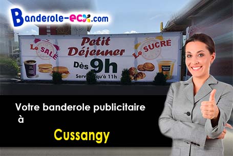 Impression de banderole publicitaire à Cussangy (Aube/10210)