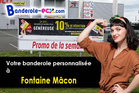 Impression de banderole publicitaire à Fontaine-Mâcon (Aube/10400)