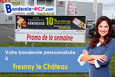 A Fresnoy-le-Château (Aube/10270) impression de banderole publicitaire