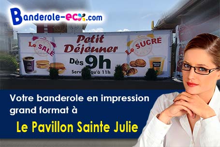 A Le Pavillon-Sainte-Julie (Aube/10350) recevez votre banderole publicitaire