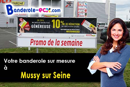 Impression de banderole personnalisée à Mussy-sur-Seine (Aube/10250)