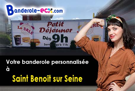 Impression de banderole personnalisée à Saint-Benoît-sur-Seine (Aube/10600)