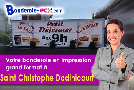 A Saint-Christophe-Dodinicourt (Aube/10500) impression de banderole pas cher