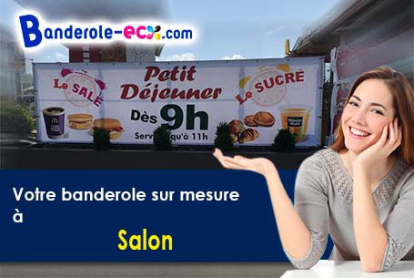 Recevez votre banderole publicitaire à Salon (Aube/10700)