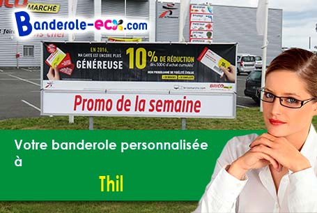 A Thil (Aube/10200) impression de banderole personnalisée