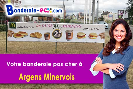 Impression de banderole publicitaire à Argens-Minervois (Aude/11200)