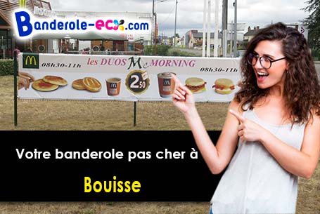 A Bouisse (Aude/11190) recevez votre banderole publicitaire
