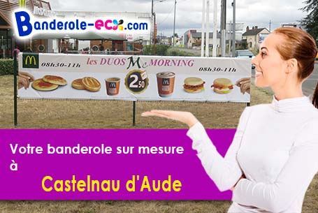 A Castelnau-d'Aude (Aude/11700) impression de banderole personnalisée