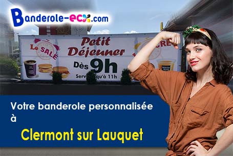 Impression de banderole publicitaire à Clermont-sur-Lauquet (Aude/11250)