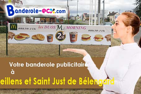A Escueillens-et-Saint-Just-de-Bélengard (Aude/11240) recevez votre banderole pas cher