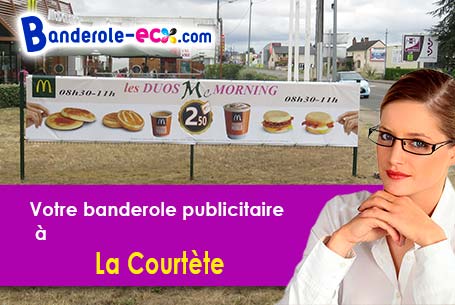 Recevez votre banderole pas cher à La Courtète (Aude/11240)