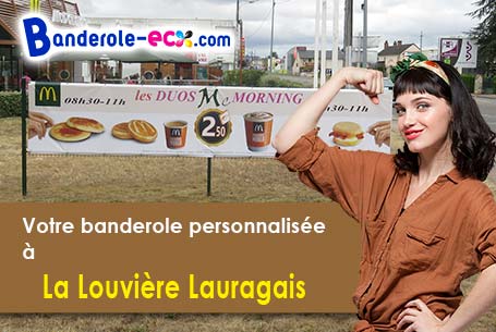 Impression de banderole pas cher à La Louvière-Lauragais (Aude/11410)