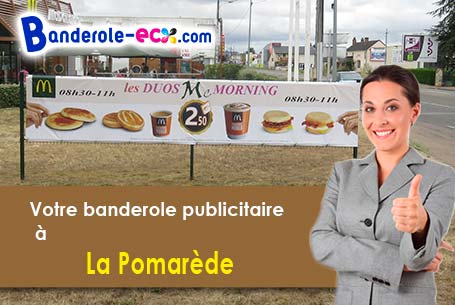 Impression de banderole personnalisée à La Pomarède (Aude/11400)