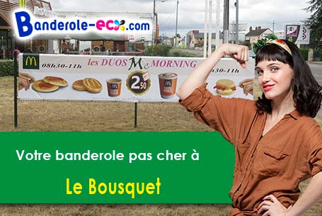 A Le Bousquet (Aude/11140) impression de banderole publicitaire