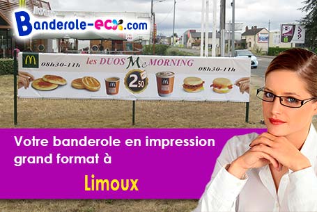A Limoux (Aude/11300) recevez votre banderole publicitaire