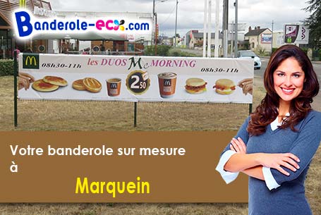 Impression de banderole publicitaire à Marquein (Aude/11410)