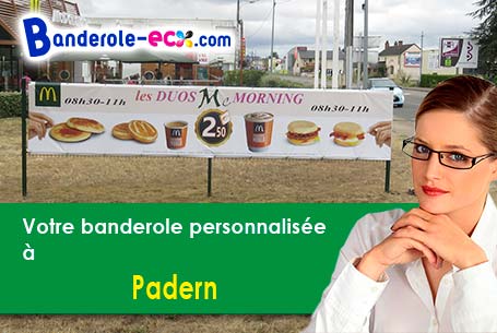 A Padern (Aude/11350) impression de banderole publicitaire