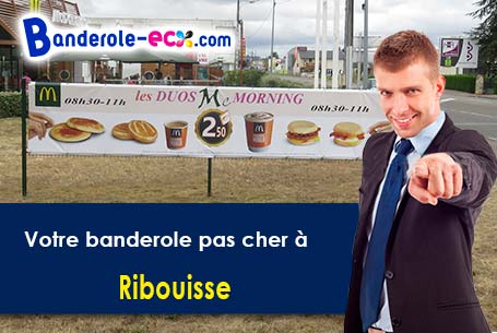 Recevez votre banderole personnalisée à Ribouisse (Aude/11270)