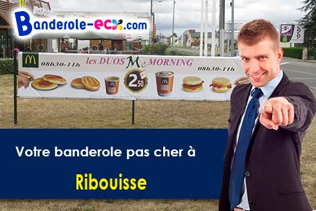 Recevez votre banderole personnalisée à Ribouisse (Aude/11270)
