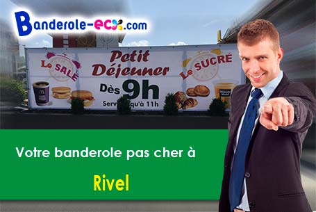 Recevez votre banderole personnalisée à Rivel (Aude/11230)
