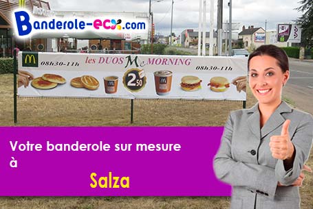 A Salza (Aude/11330) recevez votre banderole publicitaire