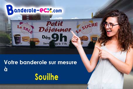 A Souilhe (Aude/11400) recevez votre banderole pas cher