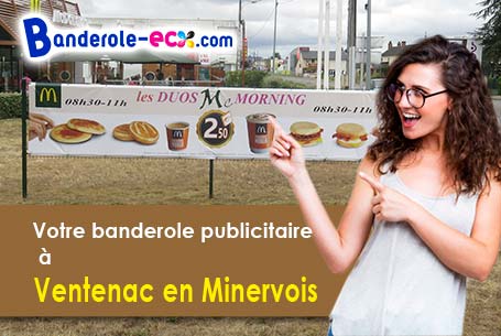 Impression de banderole publicitaire à Ventenac-en-Minervois (Aude/11120)