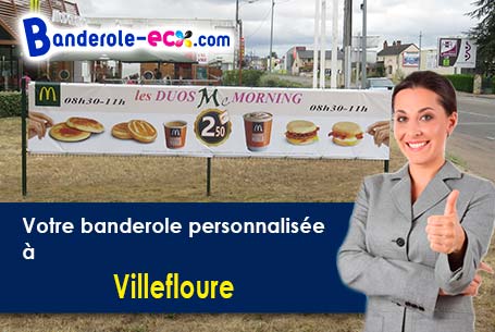 Recevez votre banderole pas cher à Villefloure (Aude/11570)