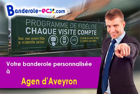 A Agen-d'Aveyron (Aveyron/12630) recevez votre banderole publicitaire