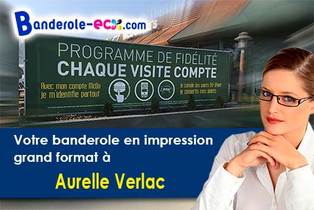 A Aurelle-Verlac (Aveyron/12130) recevez votre banderole pas cher