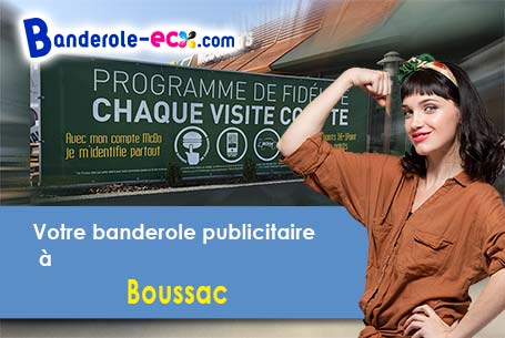 A Boussac (Aveyron/12160) recevez votre banderole pas cher