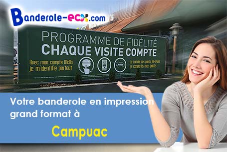 Impression de banderole personnalisée à Campuac (Aveyron/12580)