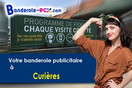 A Curières (Aveyron/12210) recevez votre banderole publicitaire