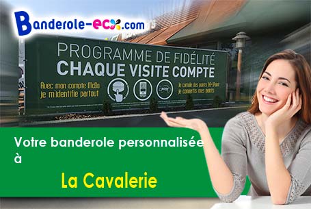 A La Cavalerie (Aveyron/12230) recevez votre banderole personnalisée