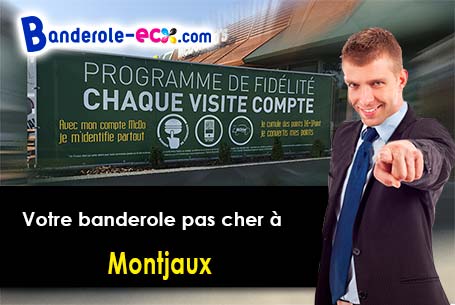 Recevez votre banderole publicitaire à Montjaux (Aveyron/12490)