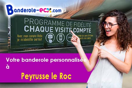 Recevez votre banderole personnalisée à Peyrusse-le-Roc (Aveyron/12220)