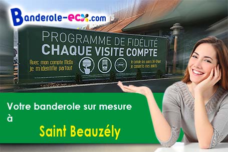 Recevez votre banderole publicitaire à Saint-Beauzély (Aveyron/12620)