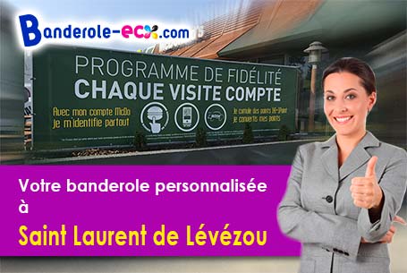 Recevez votre banderole pas cher à Saint-Laurent-de-Lévézou (Aveyron/12620)