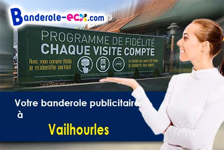 A Vailhourles (Aveyron/12200) recevez votre banderole pas cher