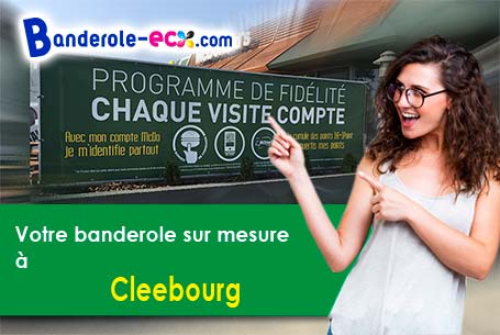 Création gratuite de votre banderole publicitaire à Cleebourg (Bas-Rhin/67160)