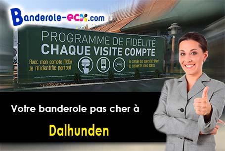 Création gratuite de votre banderole publicitaire à Dalhunden (Bas-Rhin/67770)