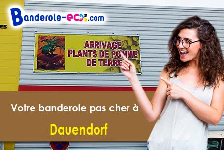 Création gratuite de votre banderole publicitaire à Dauendorf (Bas-Rhin/67350)