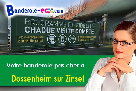 Création gratuite de votre banderole publicitaire à Dossenheim-sur-Zinsel (Bas-Rhin/67330)